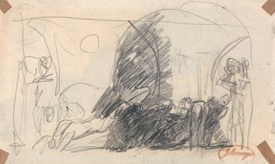 Sketch for Howard Scene by George Romney